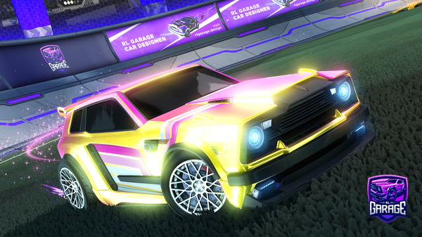 A Rocket League car design from Libellulle