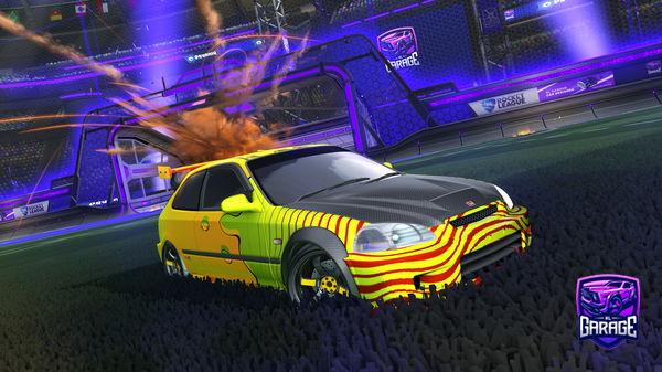 A Rocket League car design from ObliqueCod6132