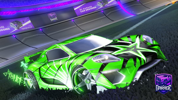 A Rocket League car design from Hurukay84