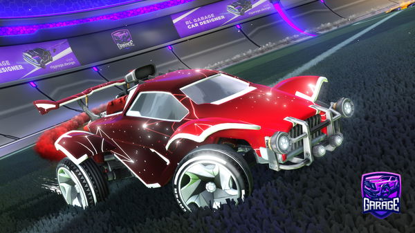 A Rocket League car design from spacevisionrrro29