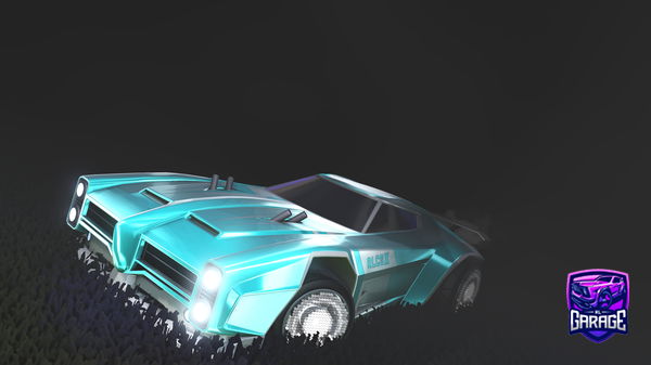 A Rocket League car design from solidRN