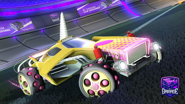 A Rocket League car design from CurtyRagsdude