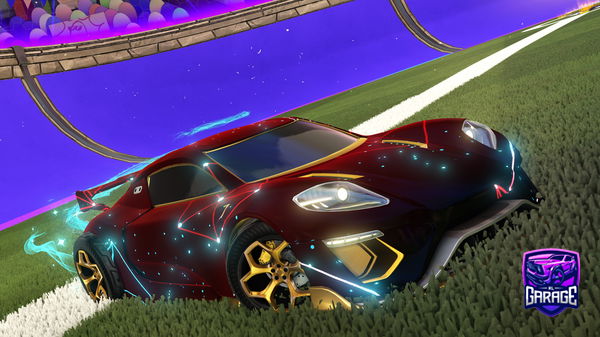 A Rocket League car design from Csoltokrisz