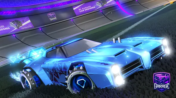 A Rocket League car design from skykyd