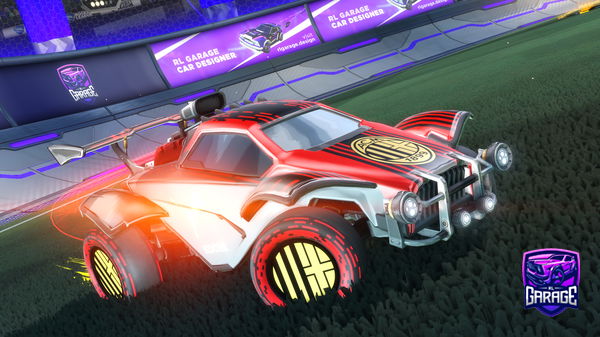 A Rocket League car design from Mlontor