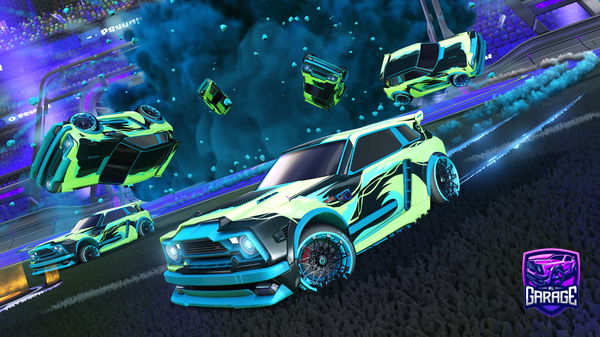 A Rocket League car design from Wyllige