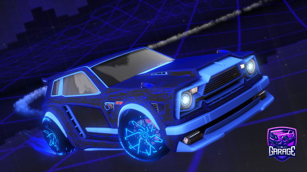 A Rocket League car design from Skullylord