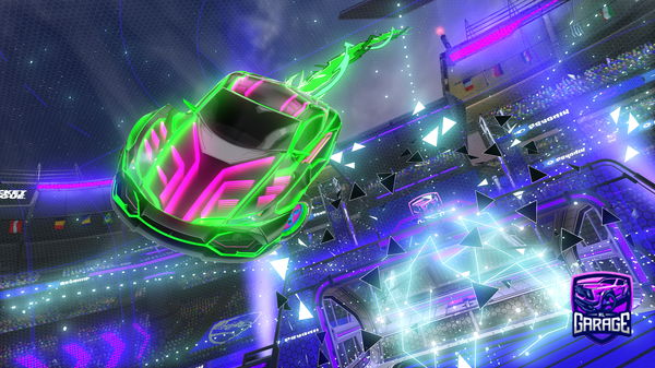 A Rocket League car design from JavierTheFoxUwU