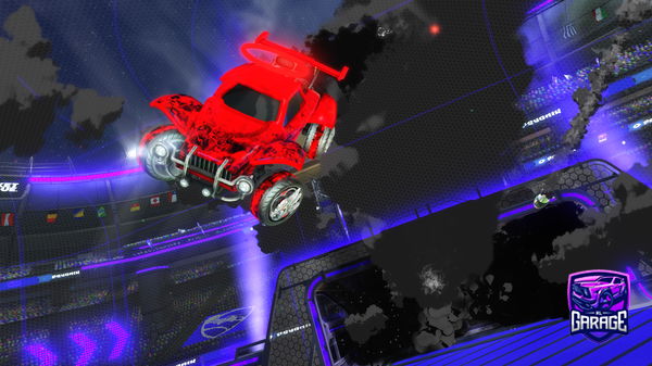 A Rocket League car design from Xfixak