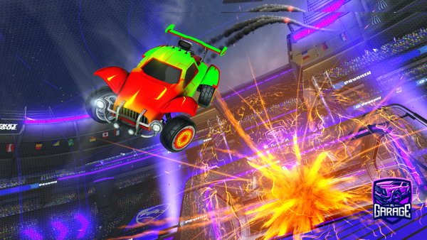 A Rocket League car design from StrawZurc