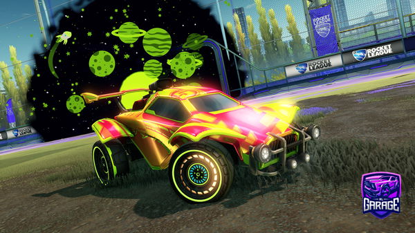 A Rocket League car design from P0SPA