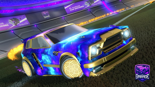 A Rocket League car design from Super-charged007