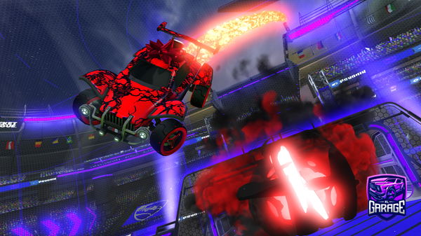 A Rocket League car design from W9VER