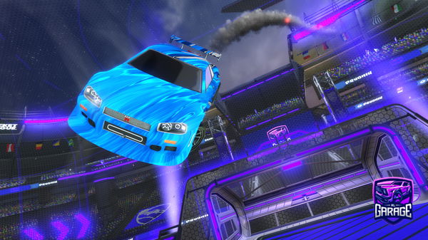 A Rocket League car design from SelflessGaming