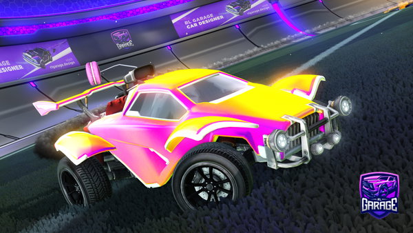 A Rocket League car design from OGtyler79