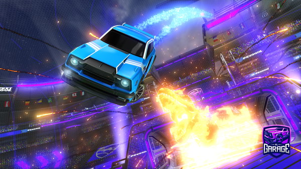 A Rocket League car design from Wolfgodspack12