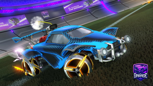 A Rocket League car design from FlashRun77