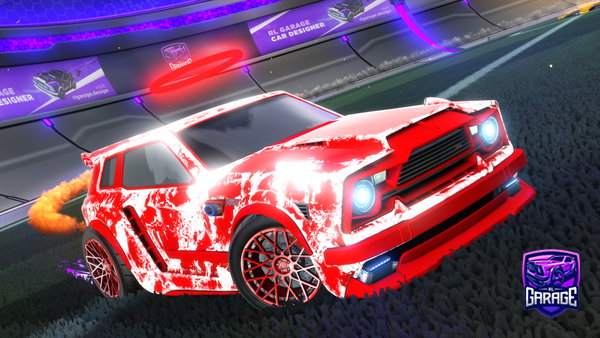 A Rocket League car design from ptrttx