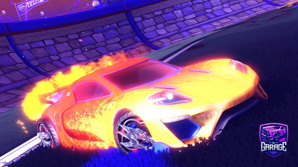 A Rocket League car design from parallax_X-games