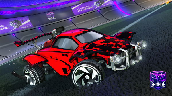 A Rocket League car design from SMX_09