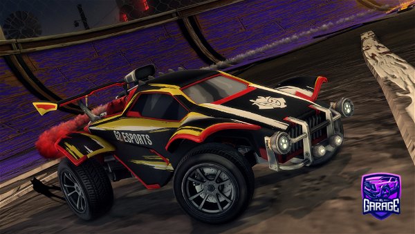 A Rocket League car design from Ohsovex