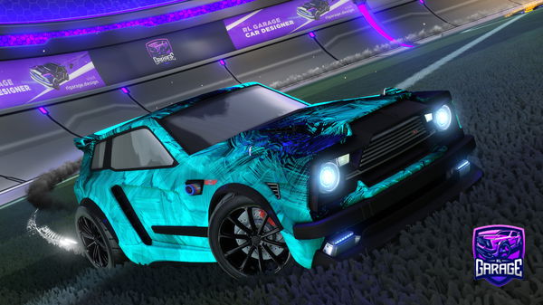 A Rocket League car design from Fennec__18