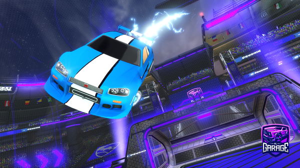 A Rocket League car design from sevabfb