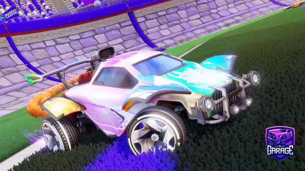 A Rocket League car design from Dinkyy