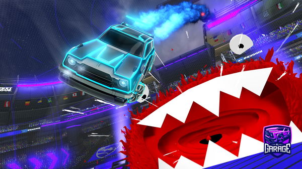 A Rocket League car design from Warlord_M_C