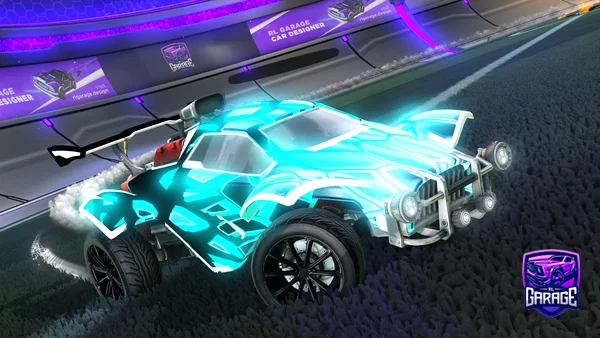 A Rocket League car design from Number_rl