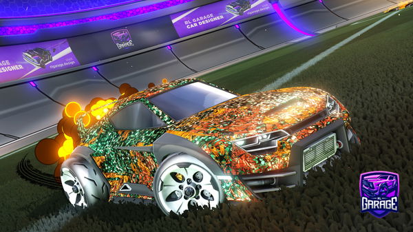 A Rocket League car design from pixl_