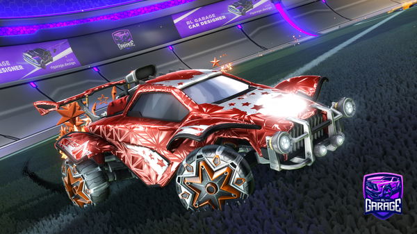 A Rocket League car design from Foo515