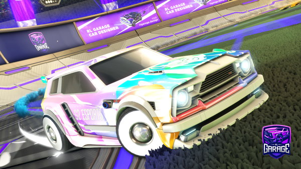 A Rocket League car design from hik587