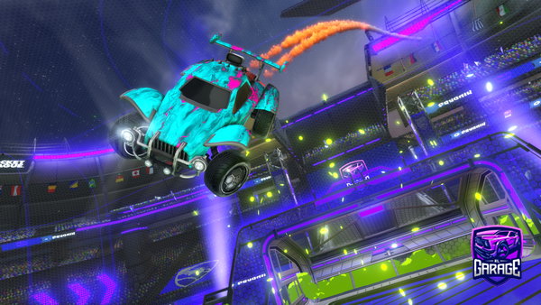 A Rocket League car design from FizzMonkey98