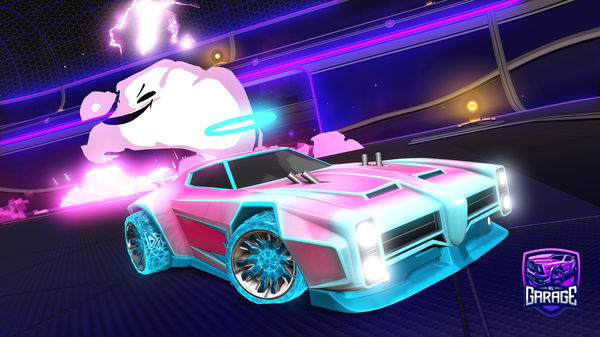 A Rocket League car design from DunYT