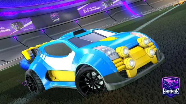 A Rocket League car design from sanchopanza07