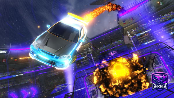 A Rocket League car design from aurelien49