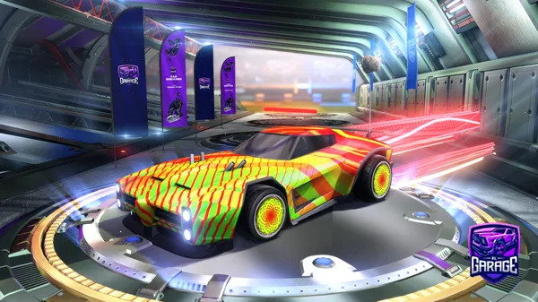 A Rocket League car design from Electroxical