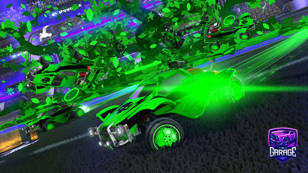 A Rocket League car design from hugzcrii