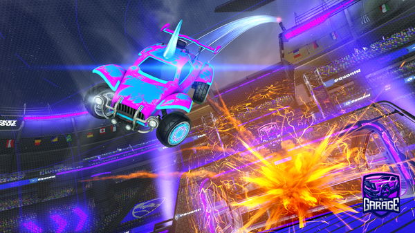 A Rocket League car design from Obamareal