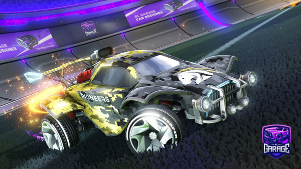 A Rocket League car design from DunnitRL_on_YT