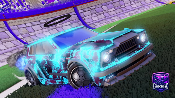 A Rocket League car design from messias745