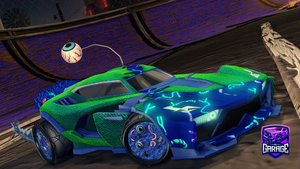 A Rocket League car design from irosario78