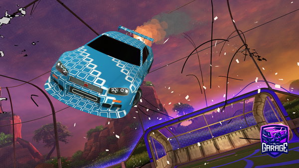 A Rocket League car design from Pama