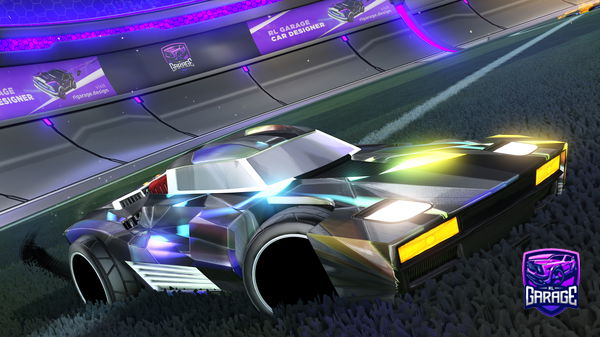 A Rocket League car design from BrowBruder