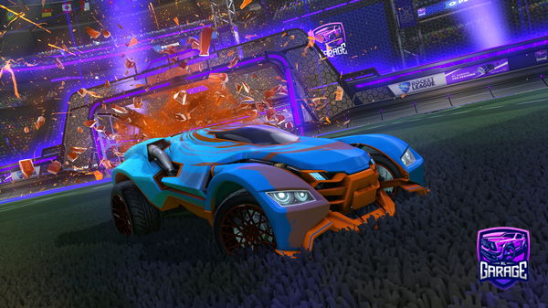 A Rocket League car design from ToxicWaffle39