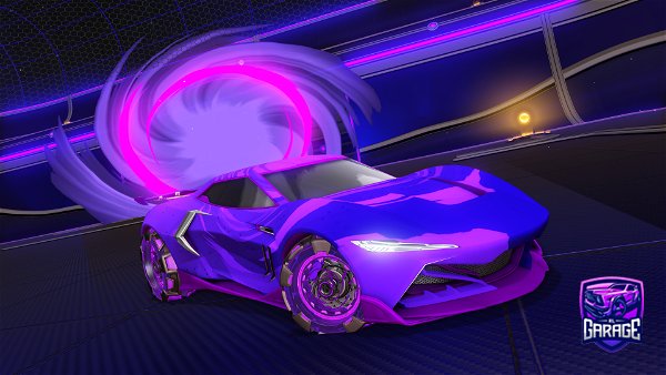A Rocket League car design from LAXETR99