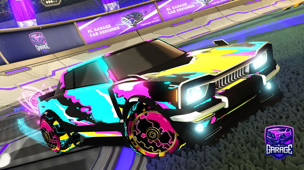 A Rocket League car design from Bigfootgamin_98