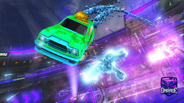 A Rocket League car design from mkjeff24