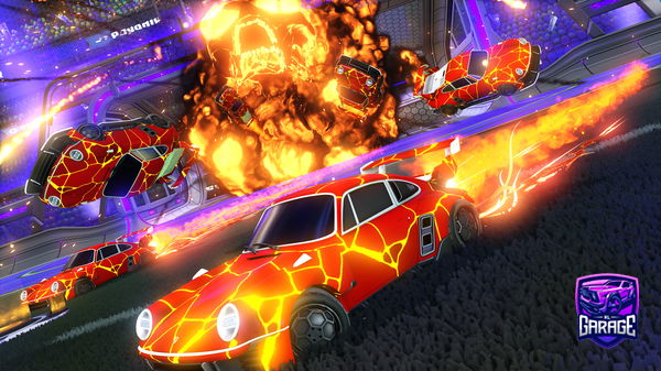 A Rocket League car design from The_King_Master